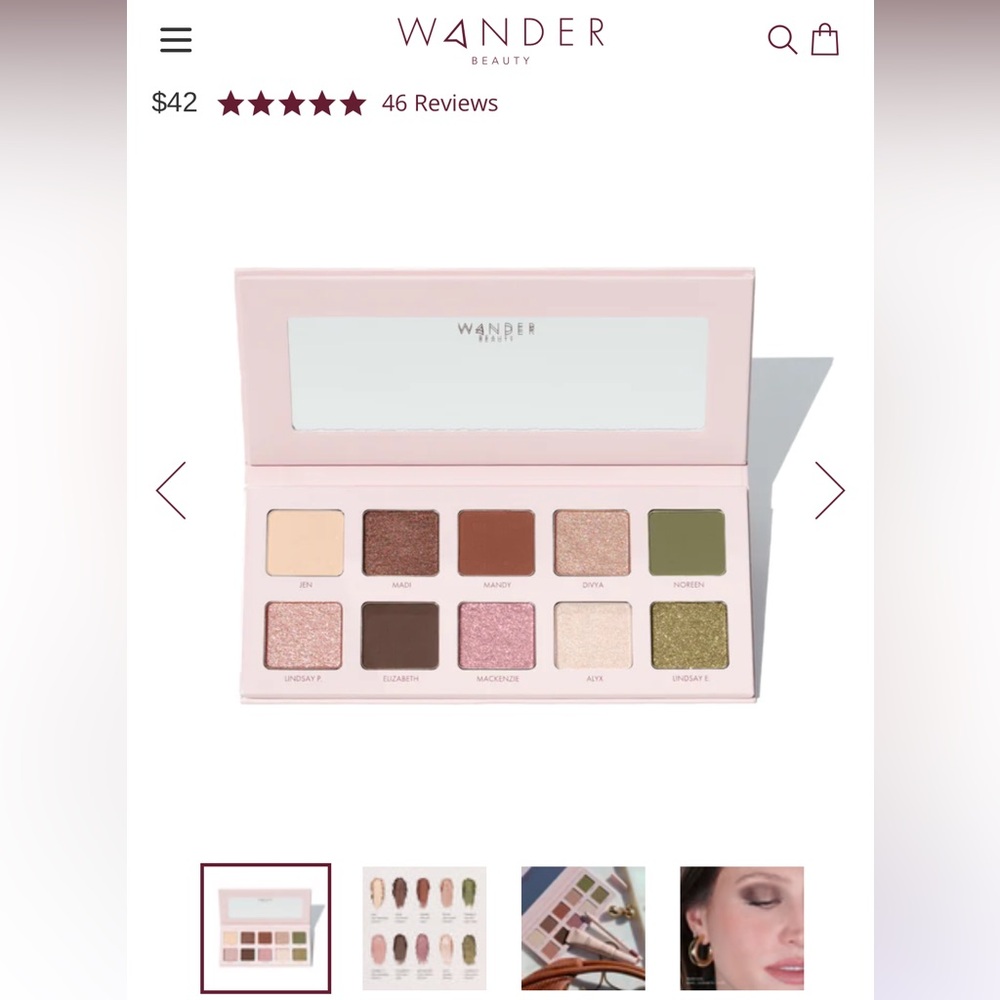 Wander Beauty Trailblazer Eyeshadow Palette
